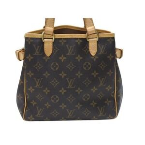 Louis Vuitton Shoulder Brown Leather Batignolle Monogram Bag